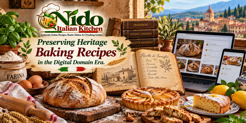 Preserving Heritage Baking Recipes in the Digital Domain Era